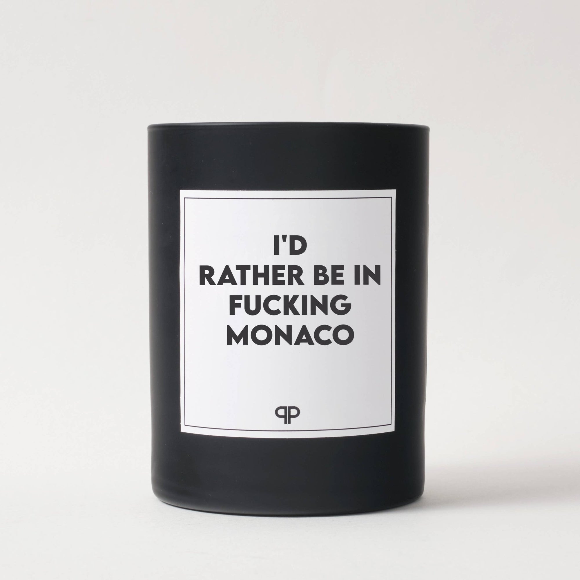 I'D RATHER BE IN MONACO SCENTED CANDLE - The Poolclub Monaco