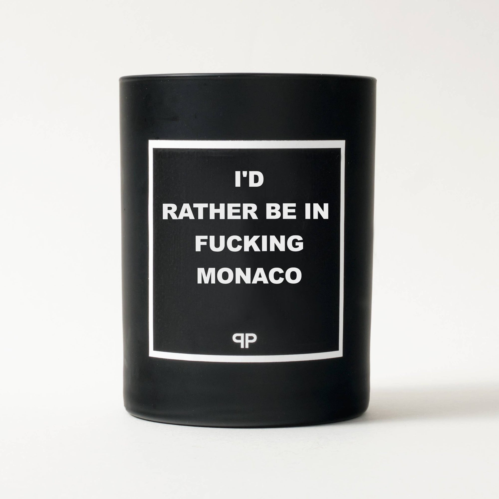 I'D RATHER BE IN MONACO SCENTED CANDLE - The Poolclub Monaco