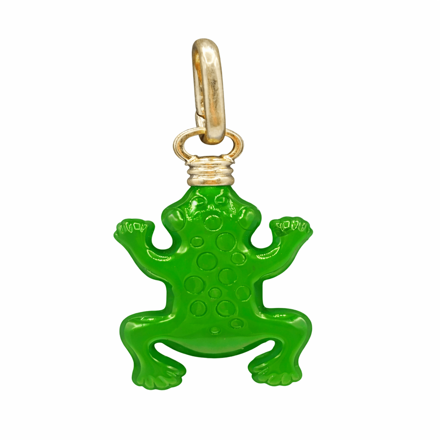 Jade Green Frog Charm - The Poolclub Monaco