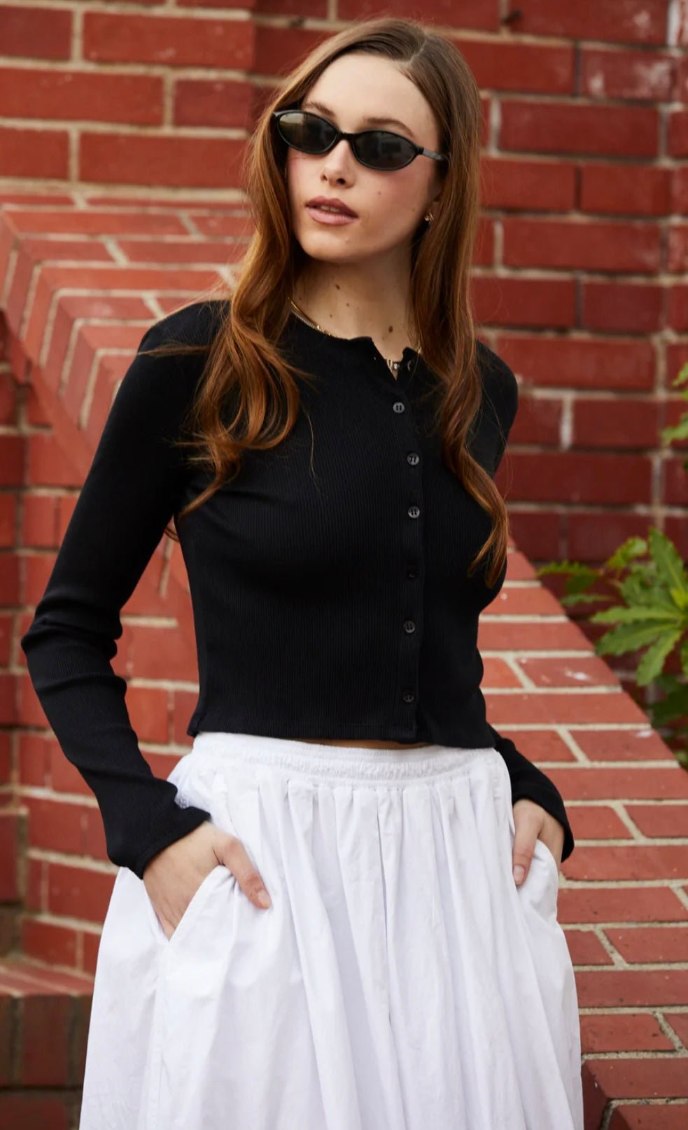 Kennedy Cardi Noir ASHER THE LABEL - The Poolclub Monaco