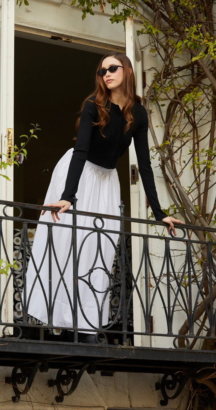 Kennedy Cardi Noir ASHER THE LABEL - The Poolclub Monaco