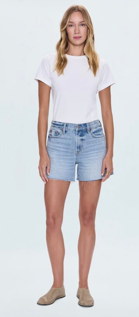 Kennedy Mid Rise Short Normandy PISTOLA DENIM - The Poolclub Monaco