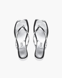 Lily Square Toe Chrome TKEES - The Poolclub Monaco