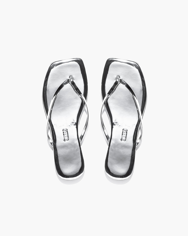 Lily Square Toe Chrome TKEES - The Poolclub Monaco