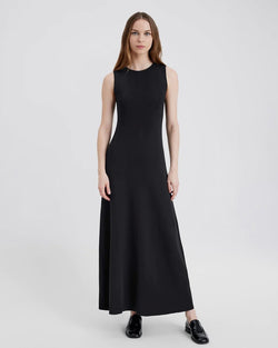 Lucerne Dress Noir SOLID&STRIPED - The Poolclub Monaco