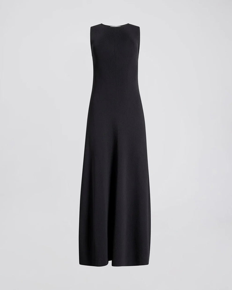 Lucerne Dress Noir SOLID&STRIPED - The Poolclub Monaco