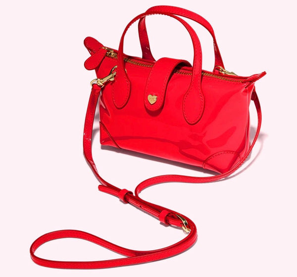 Micro Pouchette Bag Vernis Rouge STONEY CLOVER - The Poolclub Monaco