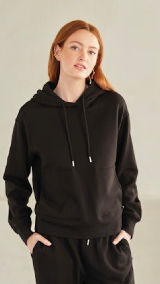 Mini Lux Hoddie Noir MYLES PRICE - The Poolclub Monaco