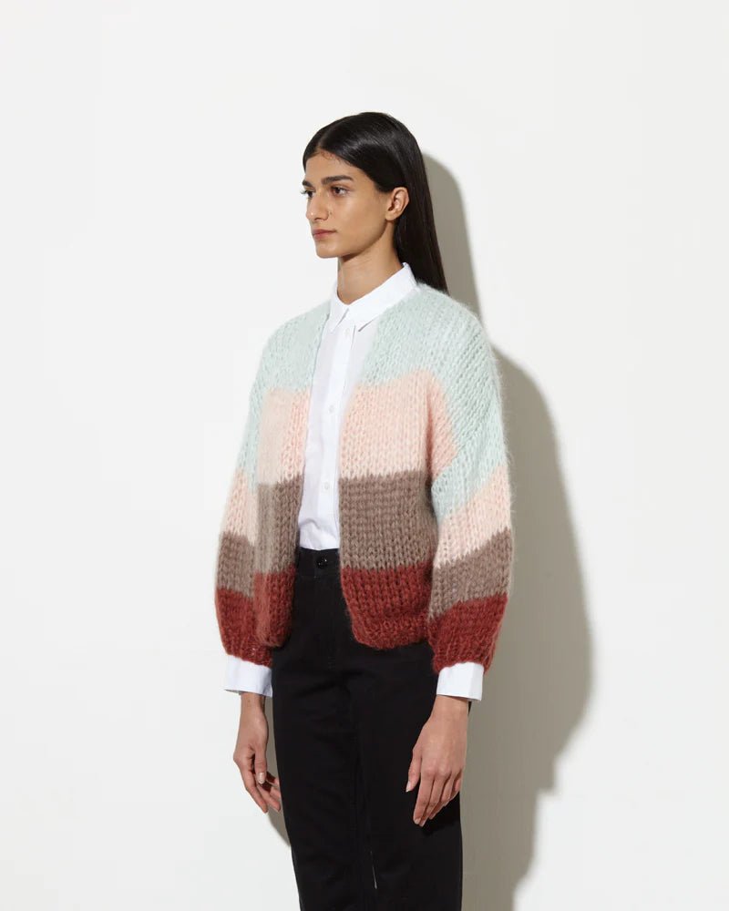 Mohair Big Bomber Mint&Marsala MAIAMI - The Poolclub Monaco