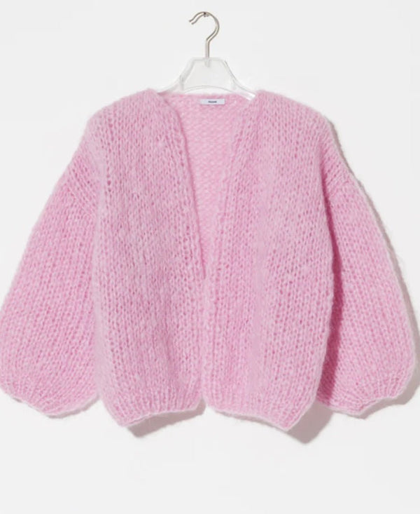 Mohair Bomber Cardigan Rose MAIAMI - The Poolclub Monaco