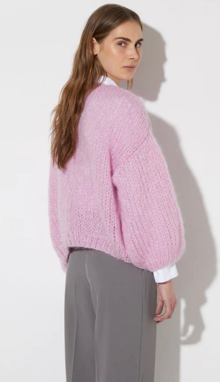 Mohair Bomber Cardigan Rose MAIAMI - The Poolclub Monaco