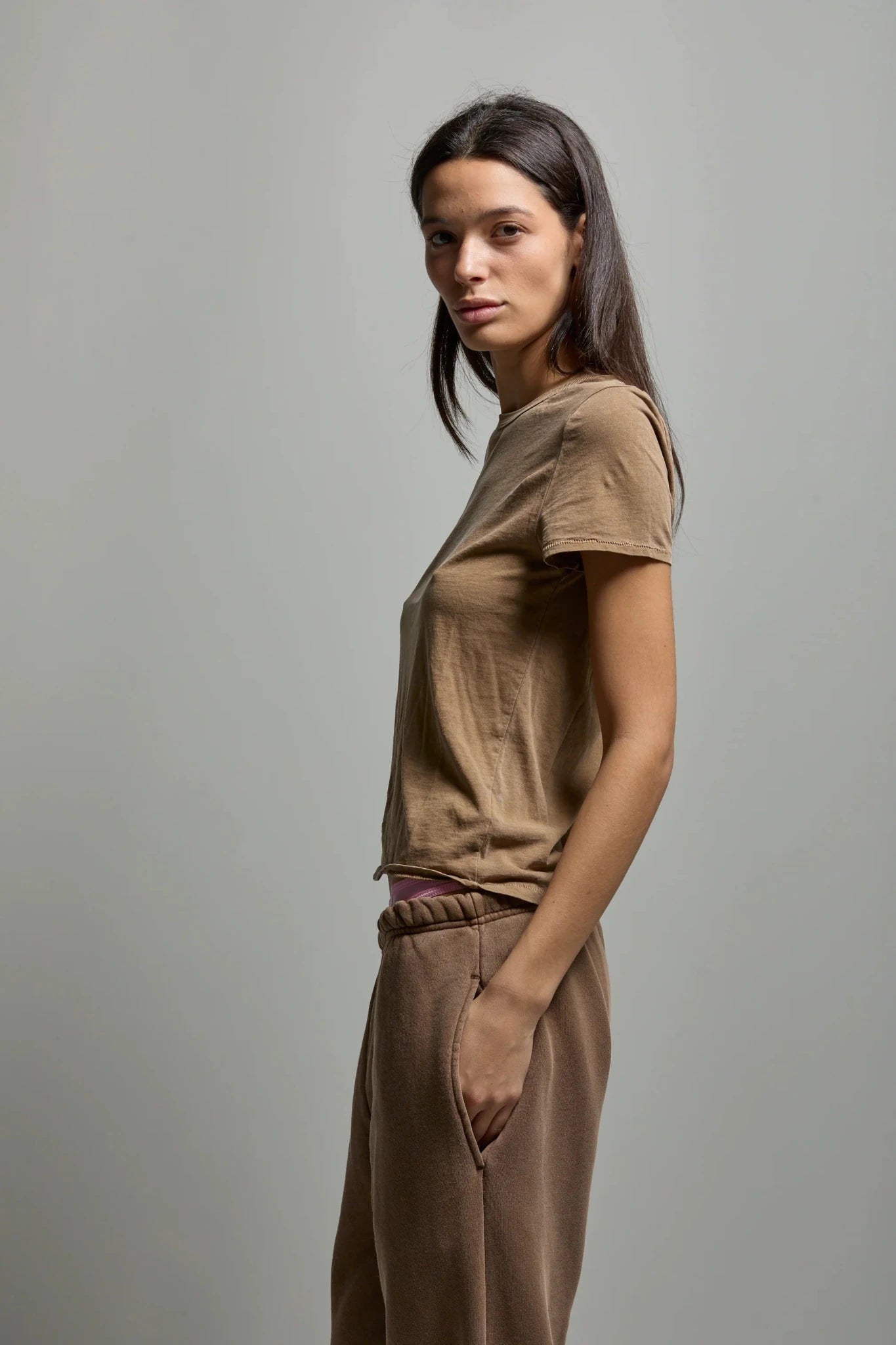 Noe Baby Tee Latte ASHER THE LABEL - The Poolclub Monaco