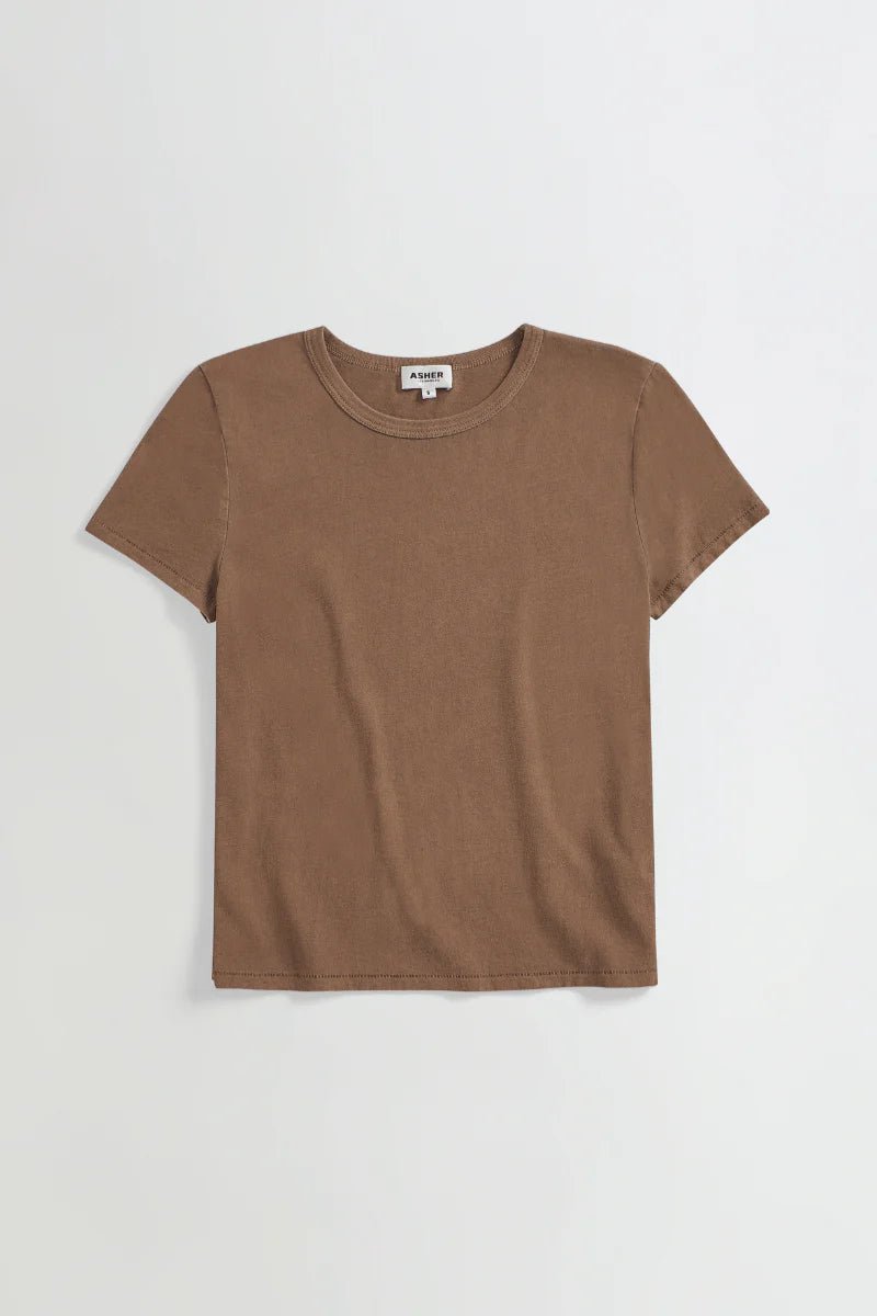 Noe Baby Tee Latte ASHER THE LABEL - The Poolclub Monaco