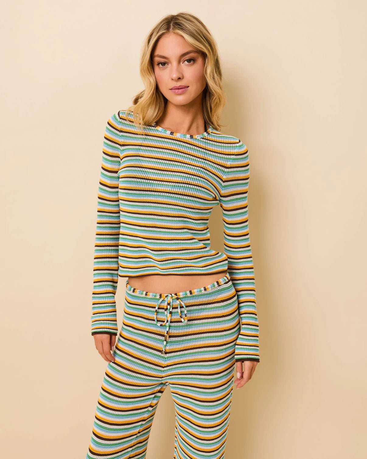 Olandria Top St. Barths Multistripe SOLID&amp;STRIPED - The Poolclub Monaco