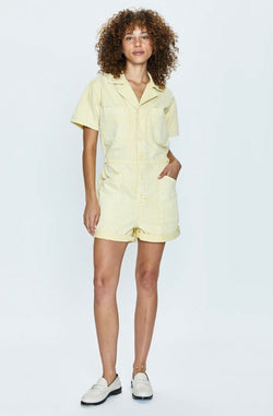 Parker Romper Soft Honey Snow PISTOLA - The Poolclub Monaco