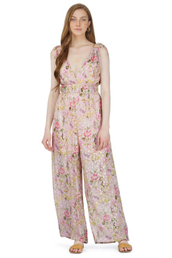 Pink BloomingDale Lurex Jumpsuit AMERICA&BEYOND - The Poolclub Monaco