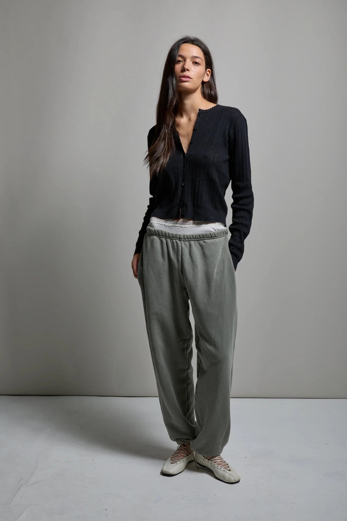 Pipa Cardigan True Black ASHER THE LABEL - The Poolclub Monaco