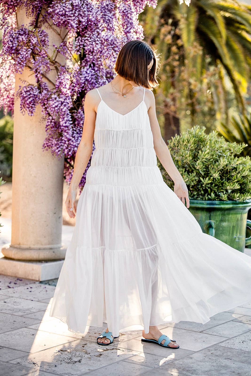 Sanibel Dress Ivory MAISON MARIGOLD - The Poolclub Monaco