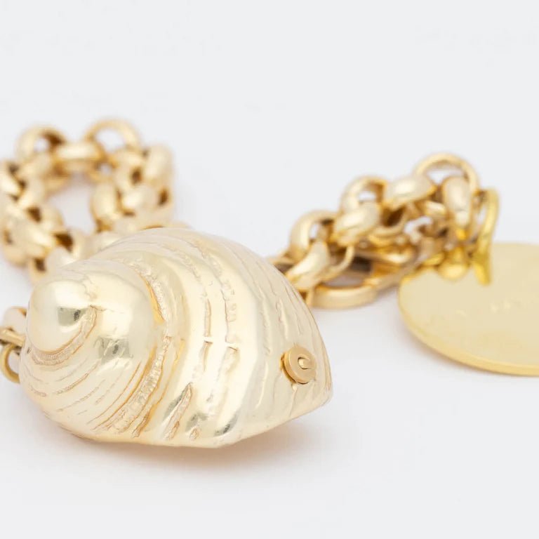 SHELL BRACELET GOLD VANESSA BARONI - The Poolclub Monaco