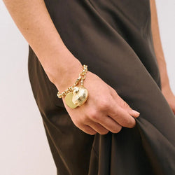 SHELL BRACELET GOLD VANESSA BARONI - The Poolclub Monaco