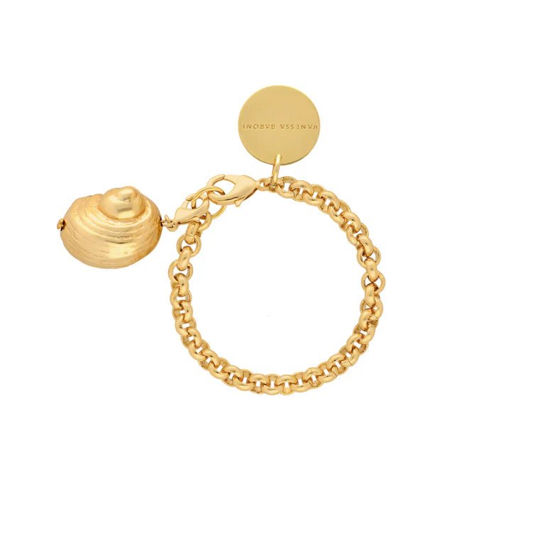 SHELL BRACELET GOLD VANESSA BARONI - The Poolclub Monaco