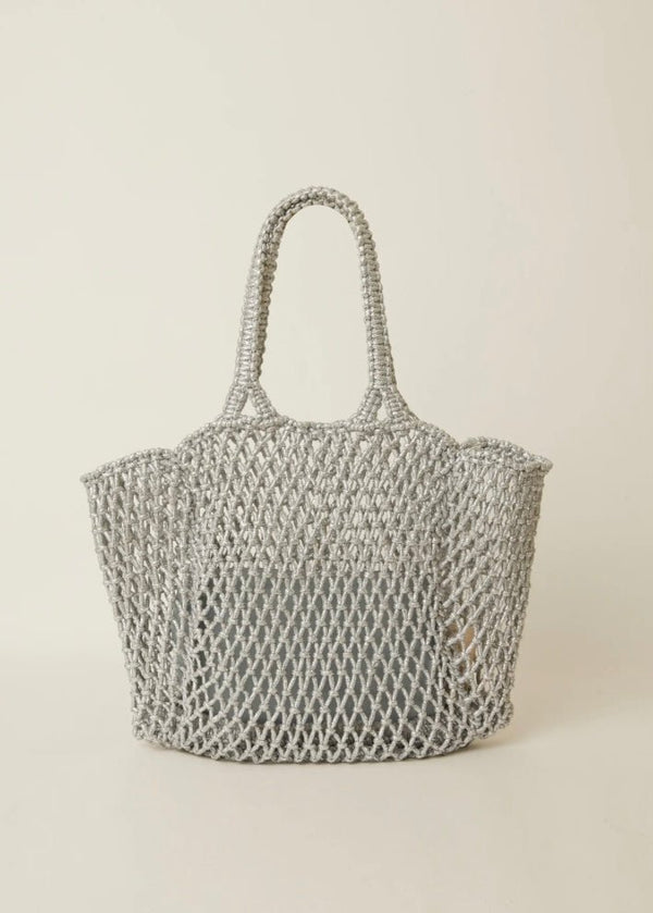 Sienna Tote Silver BTB Los Angeles - The Poolclub Monaco