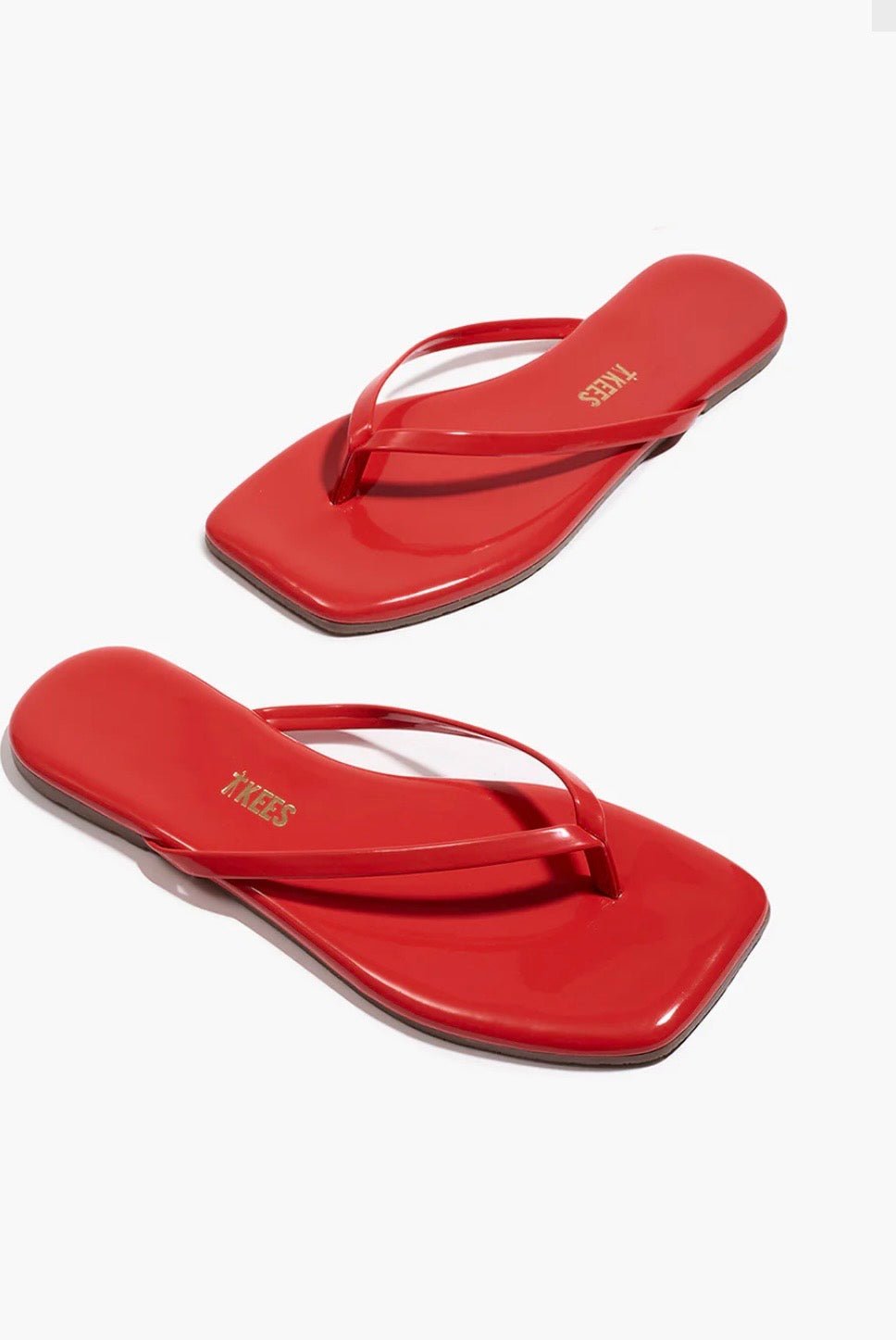 Square Lily Red Gloss TKEES - The Poolclub Monaco