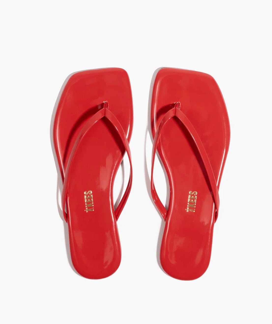 Square Lily Red Gloss TKEES - The Poolclub Monaco