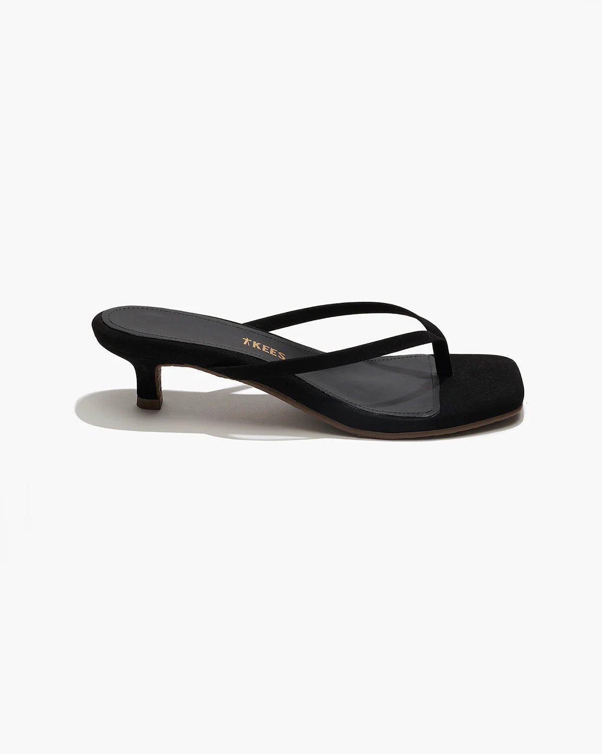 Square Toe Julia Suede Sable TKEES - The Poolclub Monaco