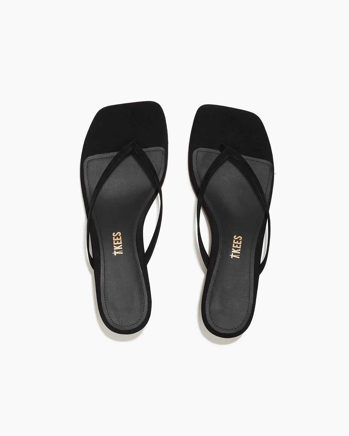 Square Toe Julia Suede Sable TKEES - The Poolclub Monaco