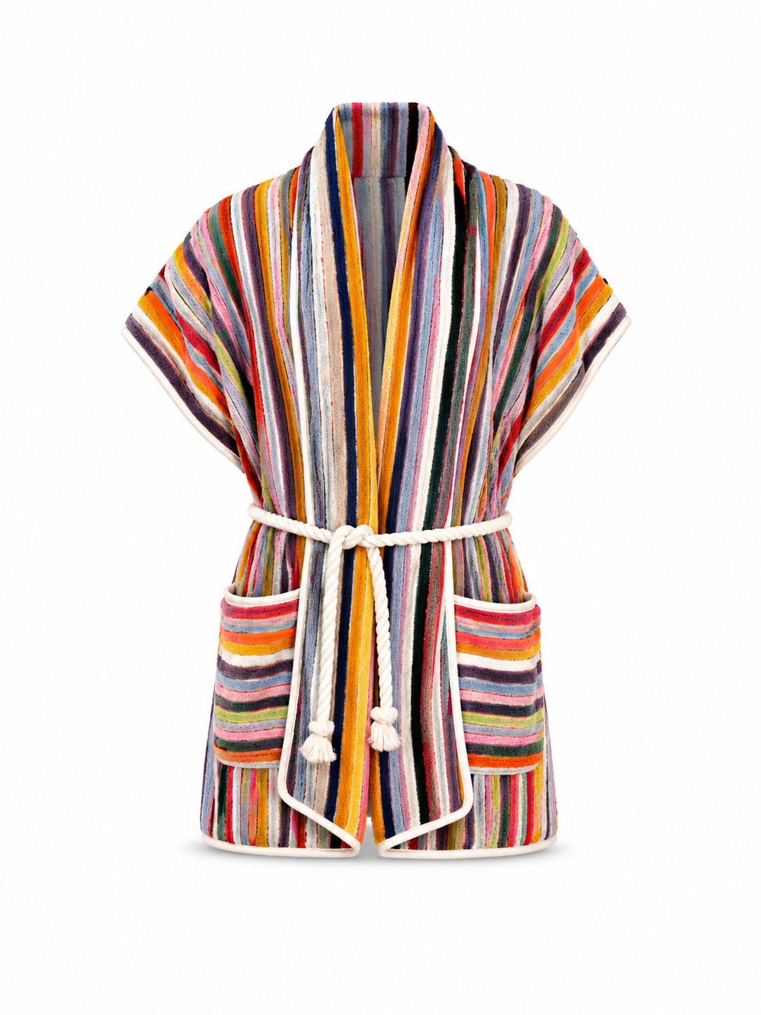 Terry Beach Towel Blazer Florida Stripe - The Poolclub Monaco