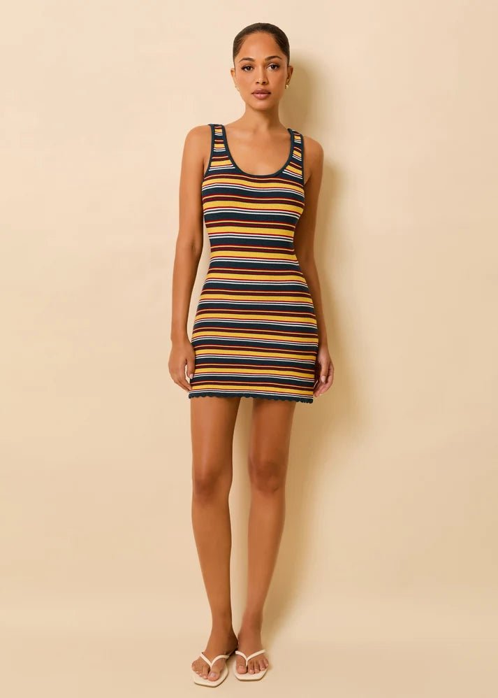 The Adri Dress Island Stripes SOLID&STRIPED - The Poolclub Monaco