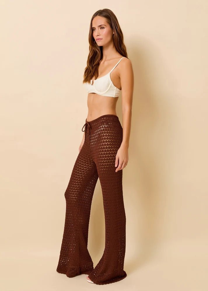 The Ayden Pants Truffle Knit SOLID & STRIPED - The Poolclub Monaco