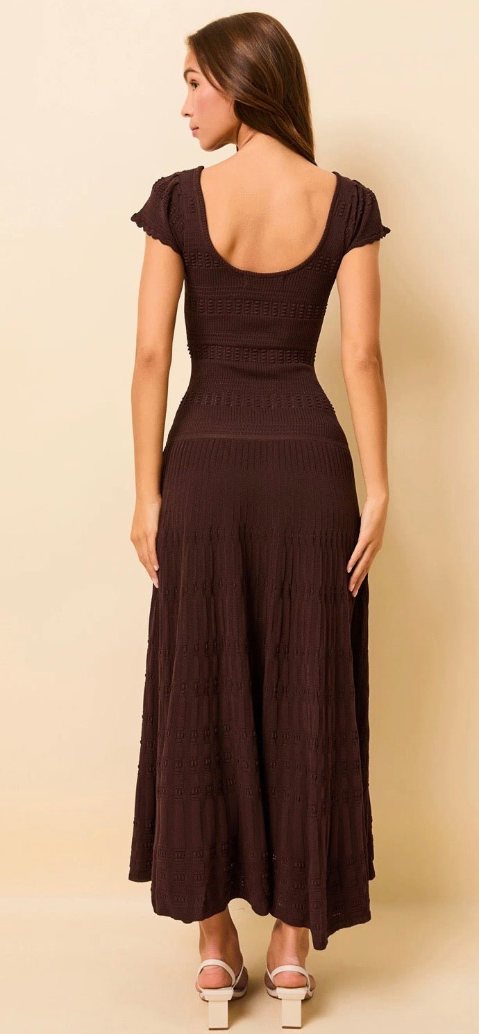 The Belle Dress Truffle SOLID & STRIPED - The Poolclub Monaco