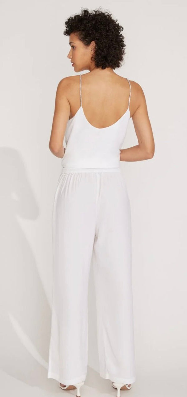 The Dani Pant Marshmallow SOLID&STRIPED - The Poolclub Monaco