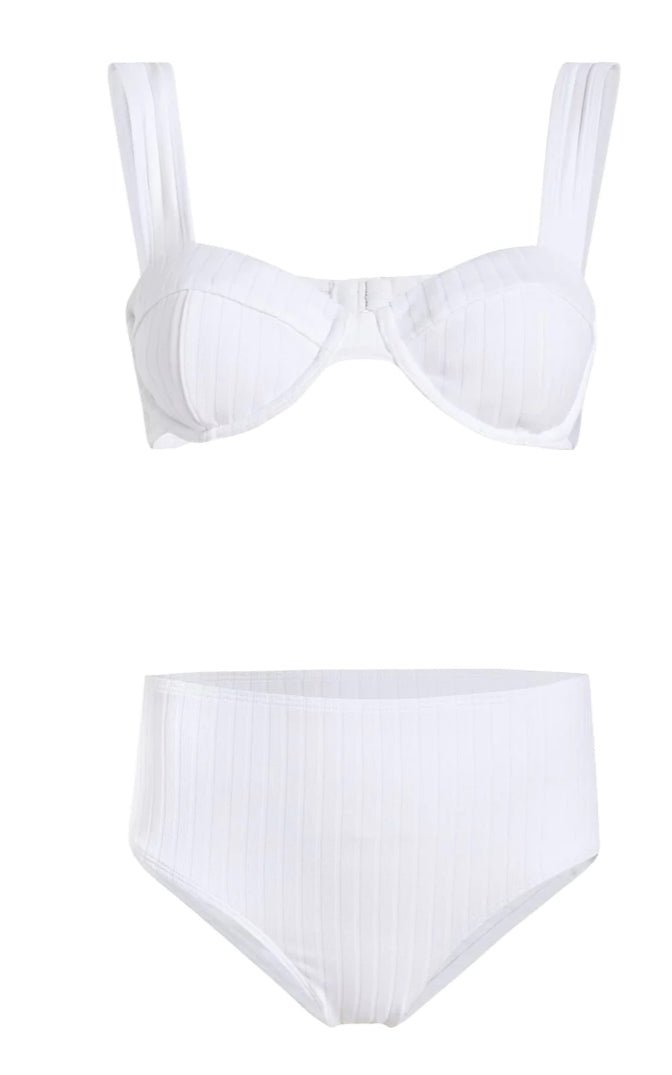 The Lilo Ribbed Bikini SOLID&STRIPED - The Poolclub Monaco