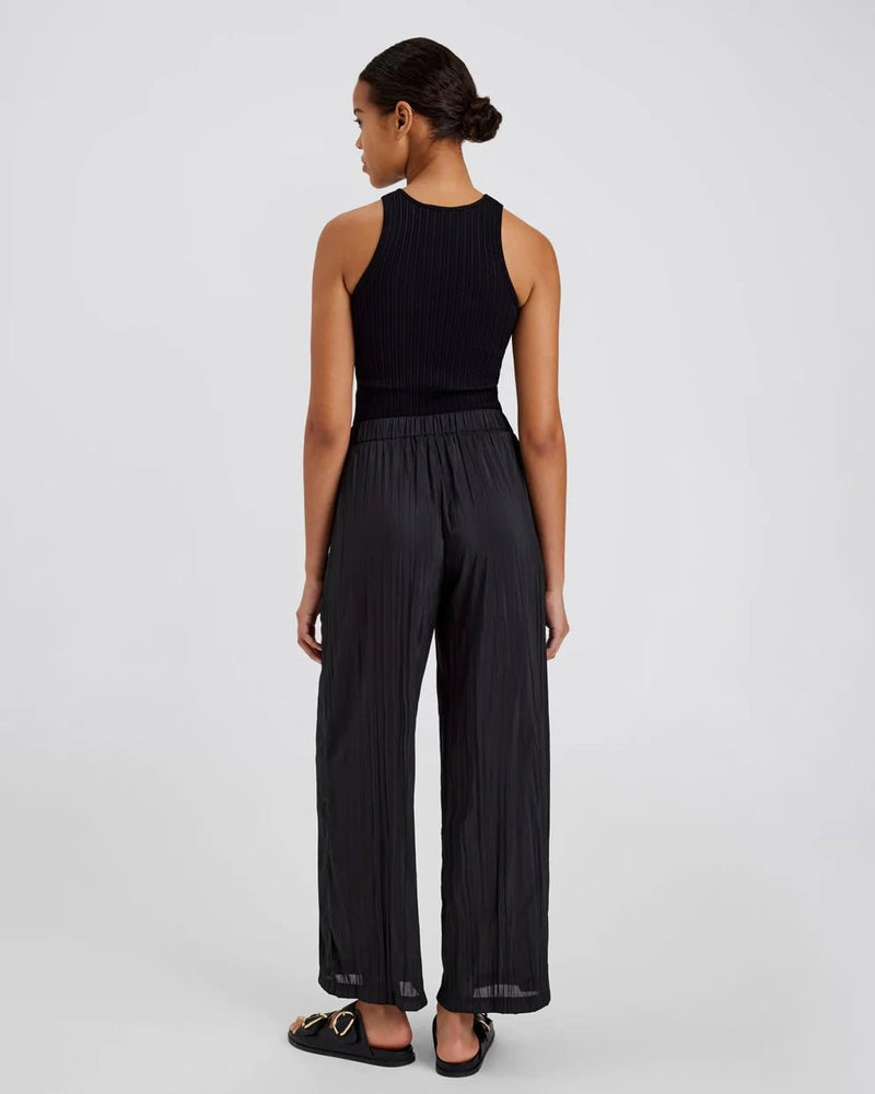 The Milly Pant Noir SOLID&STRIPED - The Poolclub Monaco