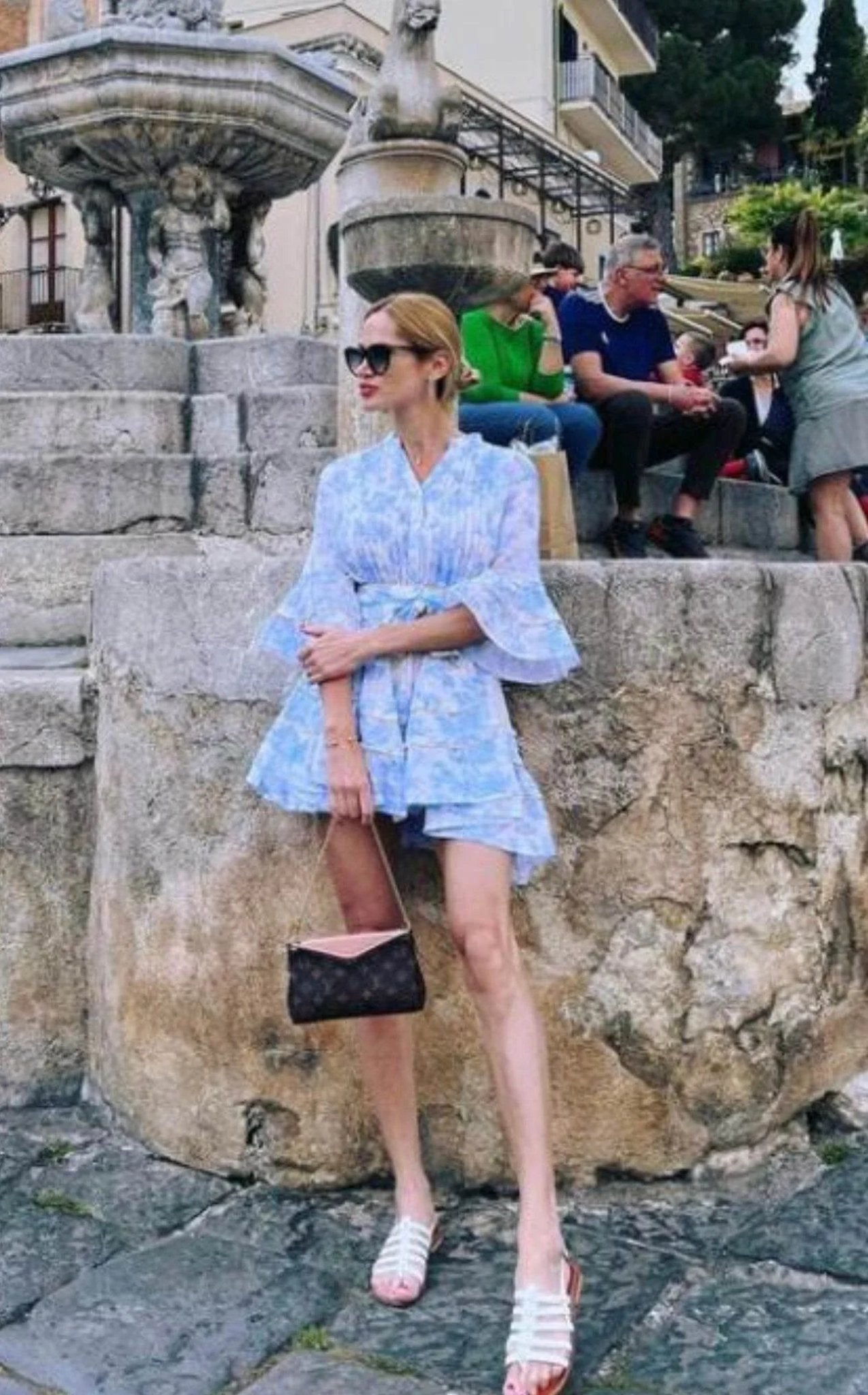 The Monte Carlo LIMITED EDITION - Sophisticated Cotton Skater Dress The Poolclub Monaco The Monte Carlo LIMITED EDITION - Sophisticated Cotton Skater Dress The Poolclub Monaco