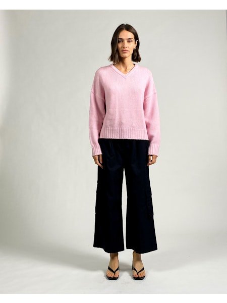 The Reva Carnation Pink SOLID&STRIPED - The Poolclub Monaco