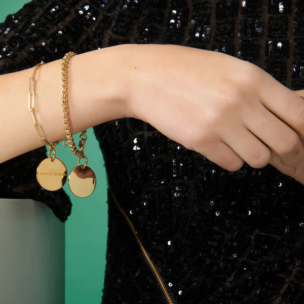 Tiny Gold Bracelet VANESSA BARONI - The Poolclub Monaco