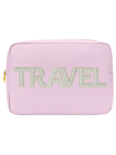 Travel Large Pearl Pouch Lilac STONEY CLOVER - The Poolclub Monaco