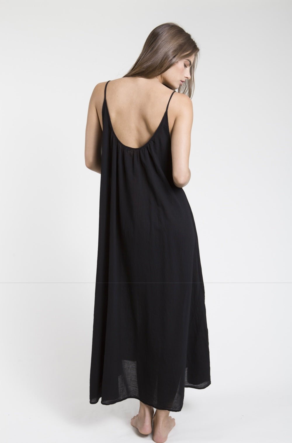 Tulum Maxi Dress Black 9SEED - The Poolclub Monaco