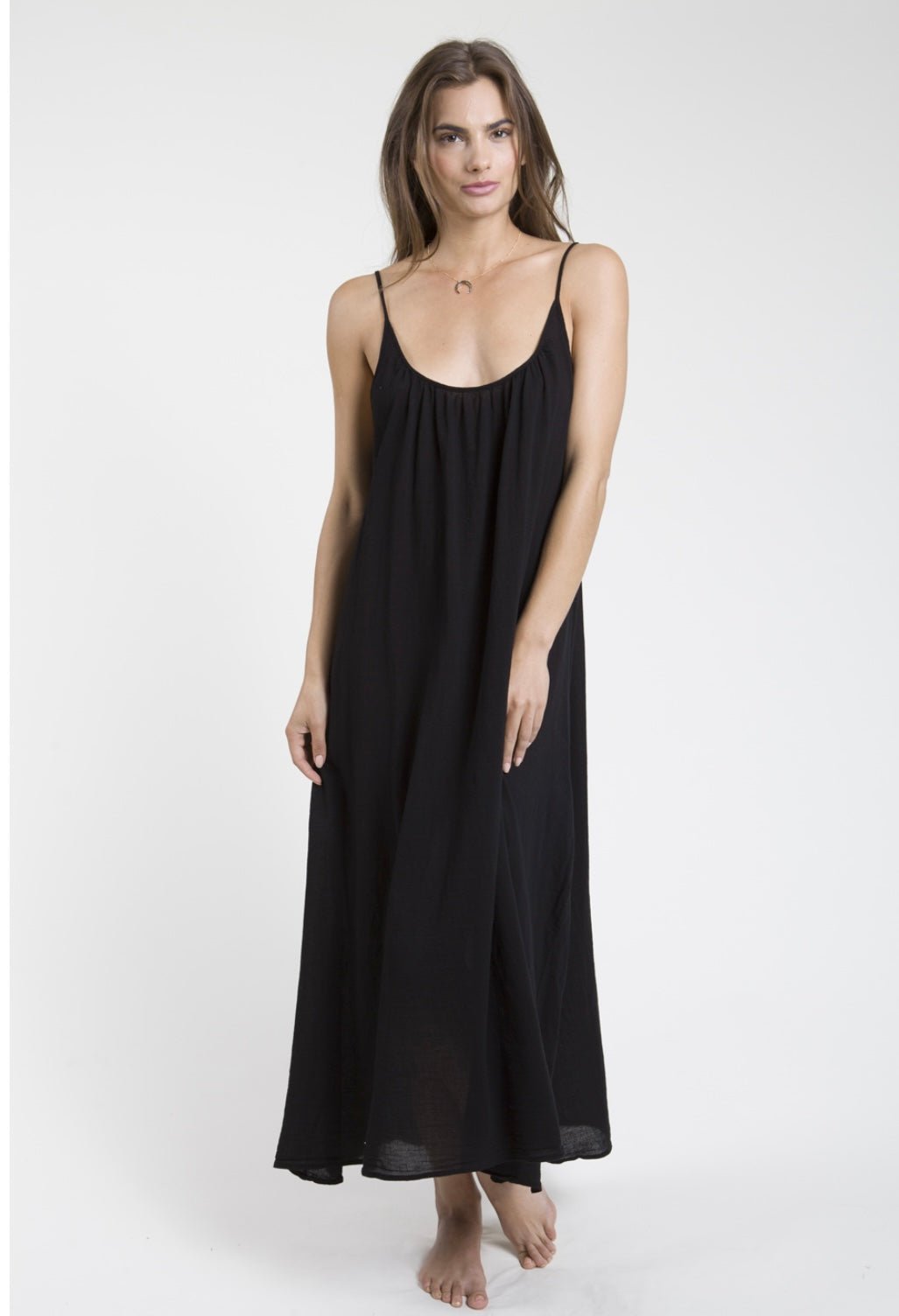 Tulum Maxi Dress Black 9SEED - The Poolclub Monaco