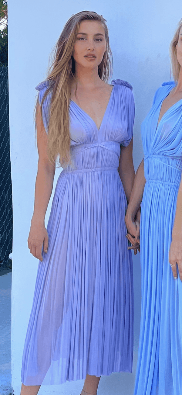 Vereniki Dress Lilac ELENA MAKRI MYKONOS